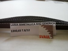 LAMA SEGA A NASTRO BIMETALLICA